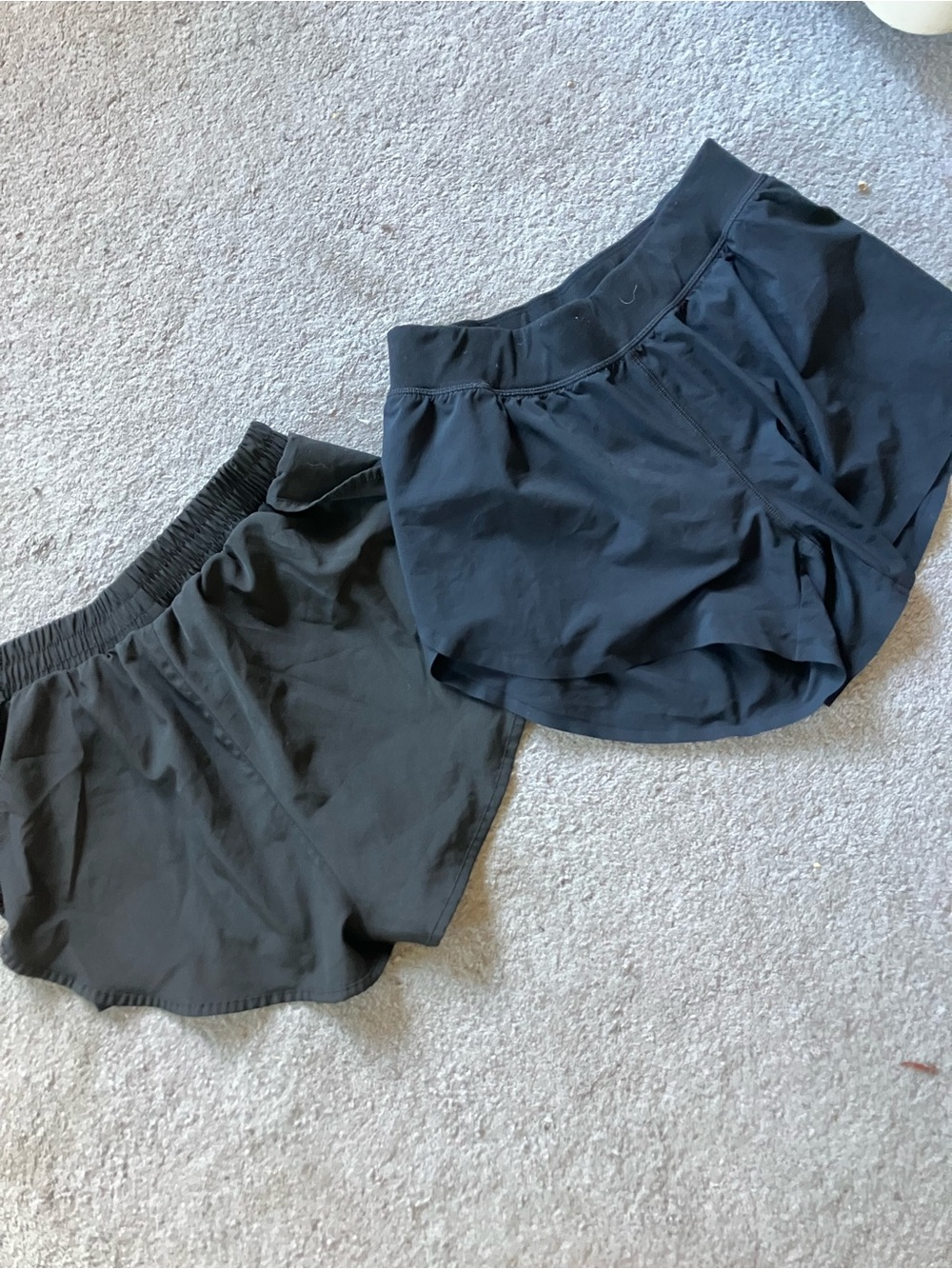 Women’s Athletic Running Shorts - Black